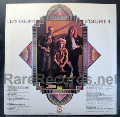 live cream volume II u.s. LP