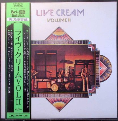 Cream - Live Cream Volume II Japan white label promotional LP