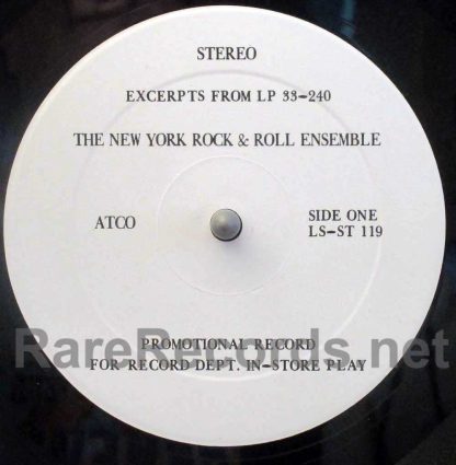 Cream/New York Rock & Roll Ensemble u.s. promo LP