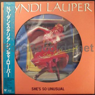 cyndi lauper she's so unusual japan picture disc LP