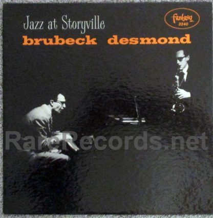 dave brubeck/paul desmond - jazz at storyville red marbled vinyl U.S. lp