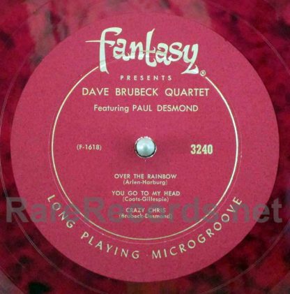 dave brubeck/paul desmond - jazz at storyville red marbled vinyl U.S. lp