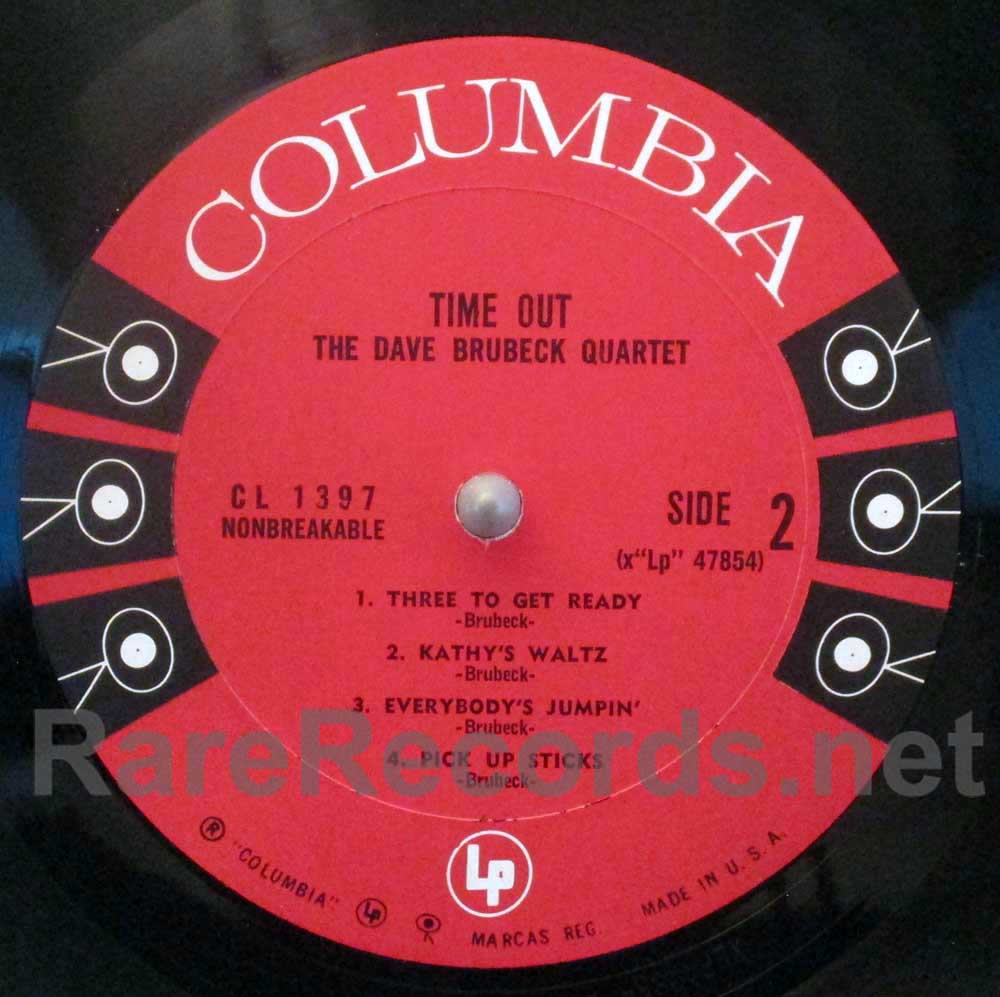 Dave Brubeck - Time Out U.S. Columbia 6 eye mono LP