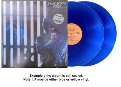 david bowie stage dutch blue vinyl lp