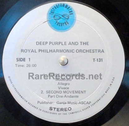 Deep Purple - Concerto for Group and Orchestra US Tetragrammaton LP