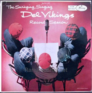 del vikings - singing, swinging recording session LP