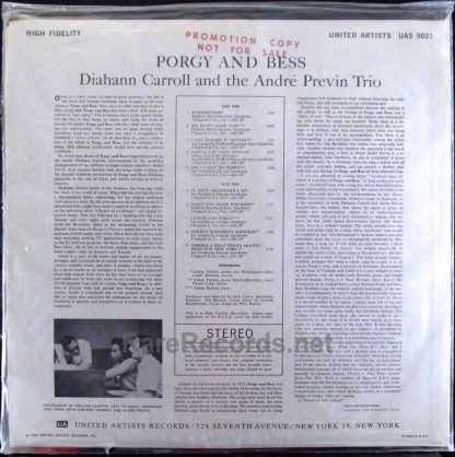 diahann carroll/andre previn - porgy and bess LP