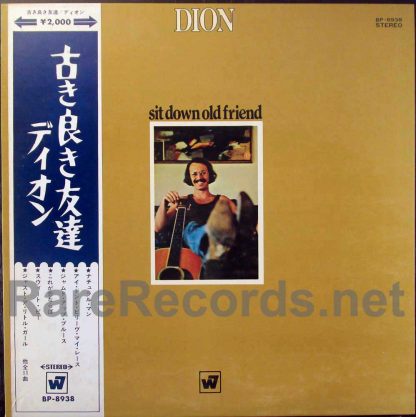 dion - sit down old friend japan red vinyl promo lp