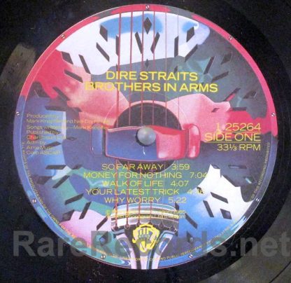 dire straits - brothers in arms u.s. promotional lp