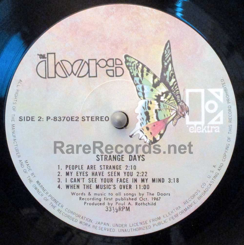 The Doors Strange Days Vinyl Record Album LP 12” Elektra Records