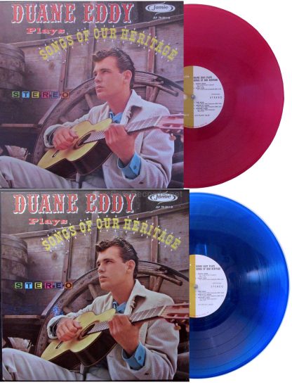duane eddy songs of our heritage blue vinyl u.s. lp