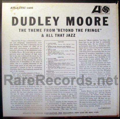 Dudley Moore – Plays The Theme From Beyond The Fringe u.s. promo lp