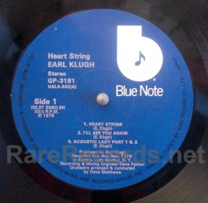 Earl Klugh - Heart String Japan LP