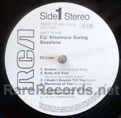 Eiji Kitamura - Swing Sessions Japan promo lp