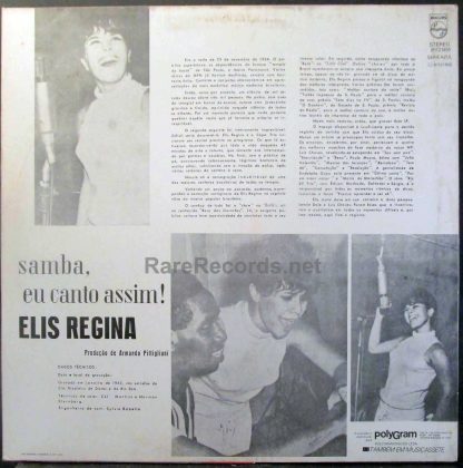Elis Regina – Samba, Eu Canto Assim brazail lp
