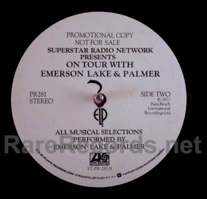 emerson lake & Palmer - on tour with radio show LP