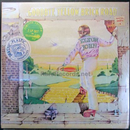 Yellow Brick Road sealed 1978 UK yellow vinyl LP