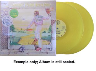 Elton John - Goodbye Yellow Brick Road sealed 1978 UK yellow vinyl LP