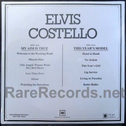 elvis costello - promotional u.s. picture disc lp