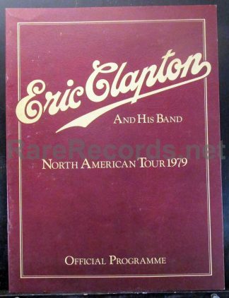 eric clapton 1979 u.s. tour program