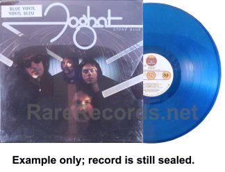 foghat - stone blue blue vinyl canada LP