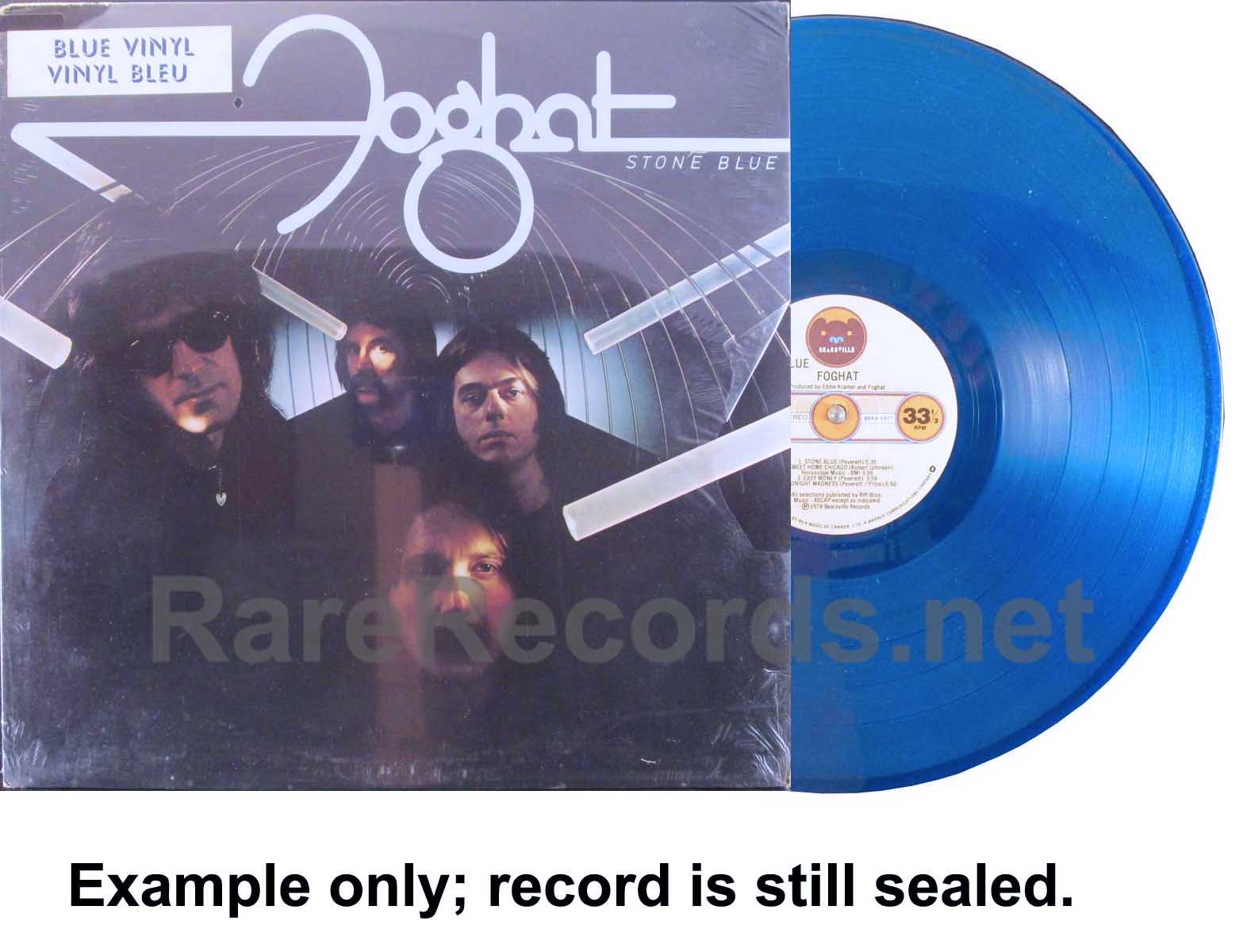 Foghat – Stone Blue sealed limited edition blue vinyl Canada LP