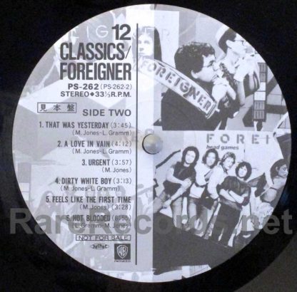 Foreigner - 12 Classics Japan LP