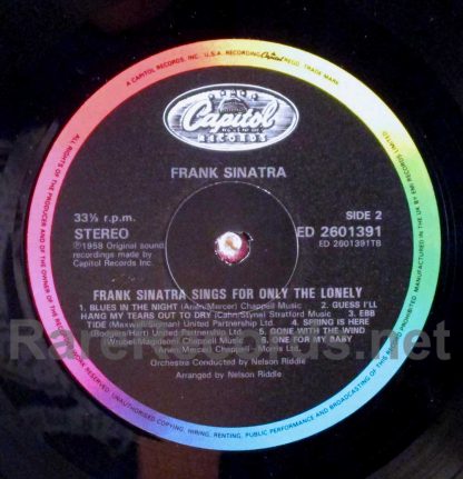 frank sinatra - only the lonely uk lp