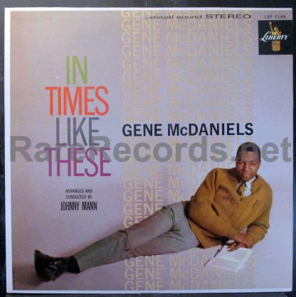 gene mcdaniels in times like these u.s. blue vinyl lp