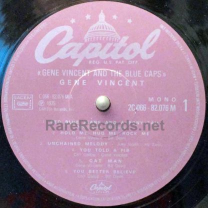 gene vincent and the blue caps french LP