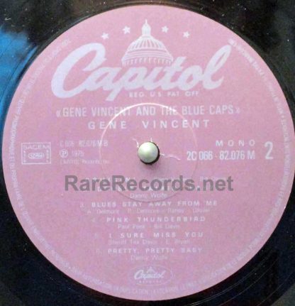 gene vincent and the blue caps french LP
