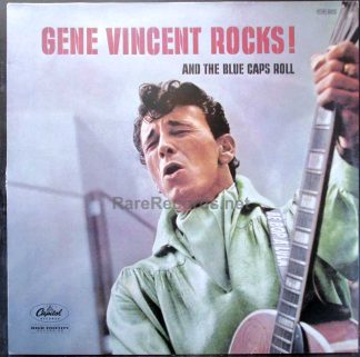 gene vincent rocks and the blue caps roll french LP