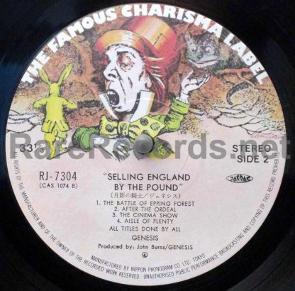 Genesis - Selling England by the Pound 1978 Japan LP