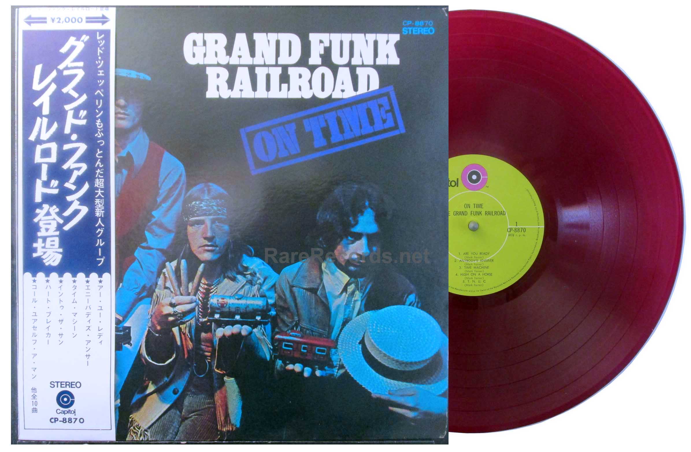 Funk Railroad On Japan red vinyl LP with