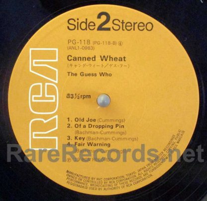 Guess Who - Canned Wheat Japan LP