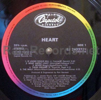 heart with love from heart uk box set lp
