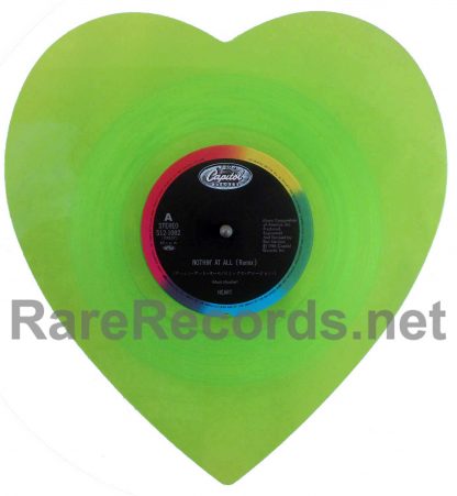 heart - nothin' at all japan green vinyl single