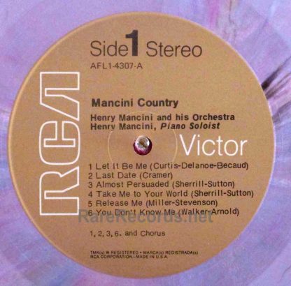 henry mancini - mancini country multicolor vinyl lp