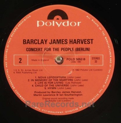 Barclay James Harvest - A Concert for the People 1982 UK LP