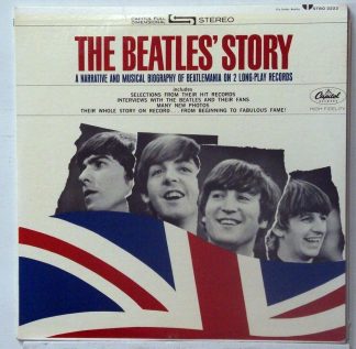 Beatles - The Beatles Story Rainbow Label Capitol Stereo 2 LP set