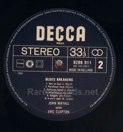 John Mayall & Eric Clapton - The Bluesbreakers Dutch LP