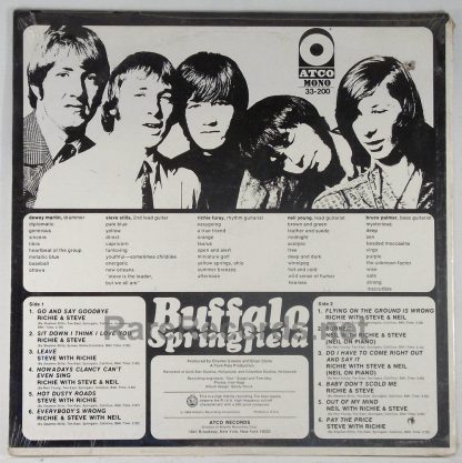 Buffalo Springfield - Buffalo Springfield sealed mono first LP with withdrawn track