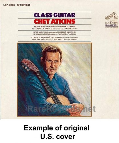 Chet Atkins - Class Guitar ultra-rare 1968 Japan LP with obi