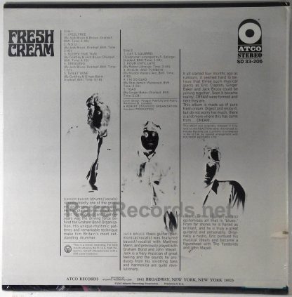 Cream - Fresh Cream sealed 1966 Atco stereo LP