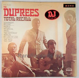 Duprees - Total Recall promo-only mono 1968 LP