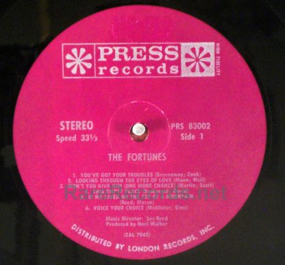 Fortunes - You've Got Your Troubles rare 1965 stereo US LP