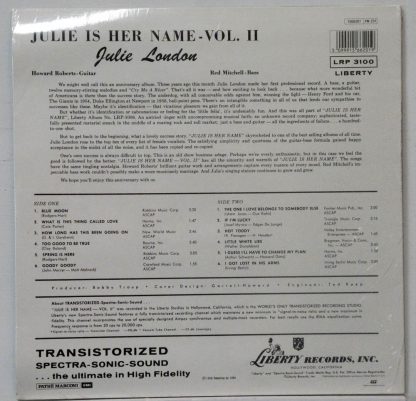 Julie London - Julie is Her Name Volume II sealed France reissue LP