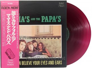 Mamas and the Papas - If You Can Believe Japan red vinyl LP with obi