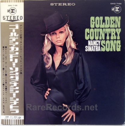 Nancy Sinatra - Golden Country Song rare Japan LP with obi