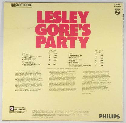 Lesley Gore - Lesley Gore's Party UK compilation LP